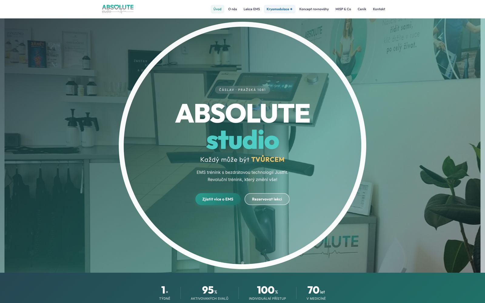Absolute Studio: nový web